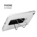 kwmobile Smartphone Fingerhalter mit Ständer - Selbstklebende Handy Fingerhalterung kompatibel mit iPhone Samsung Sony Handys