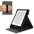 kwmobile Schutzhülle kompatibel mit Pocketbook Touch Lux 4/5/Touch HD 3/Color (2020)/ Vivlio Lux 5 - Hülle e-Reader mit Schlaufe Ständer