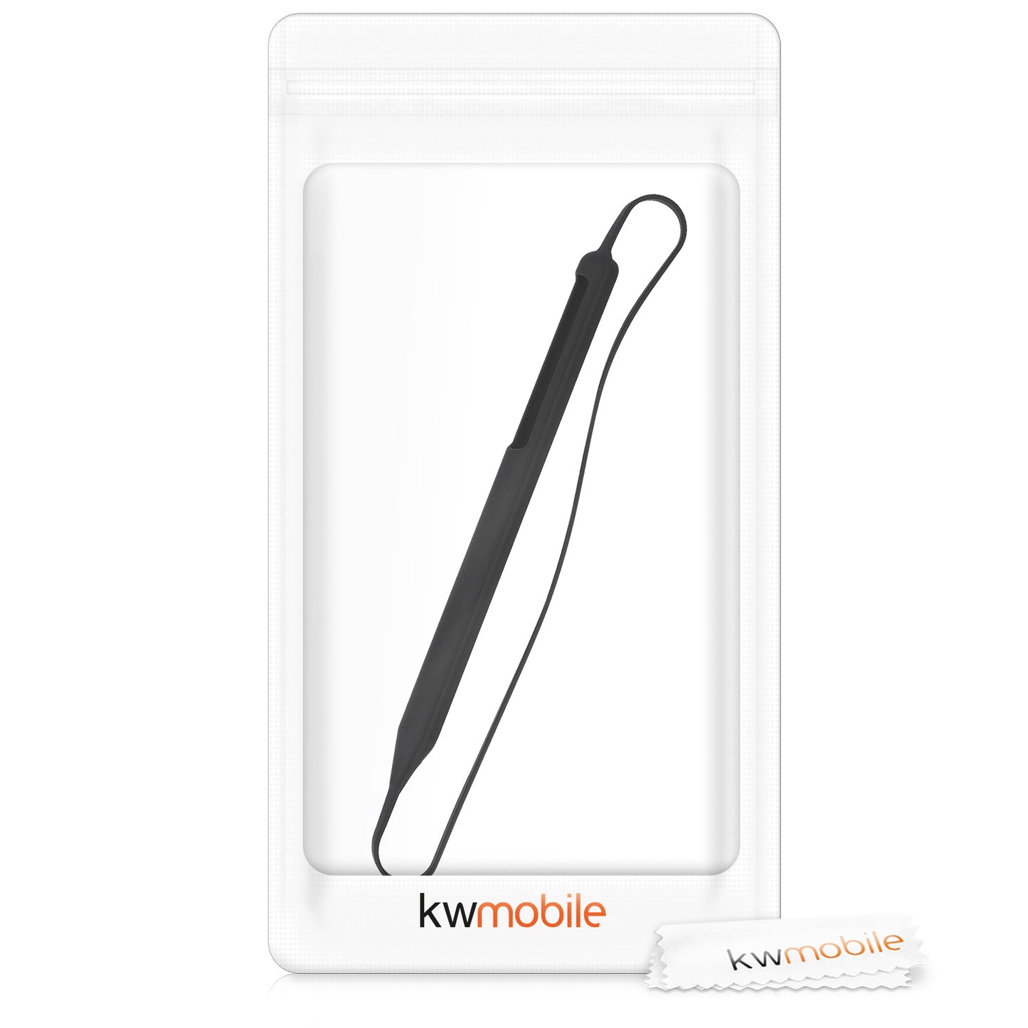 kwmobile Hülle kompatibel mit Apple Pencil (2. Gen) mit Strap iPad Pen Case Stift Schutzhülle Schutz Abdeckung