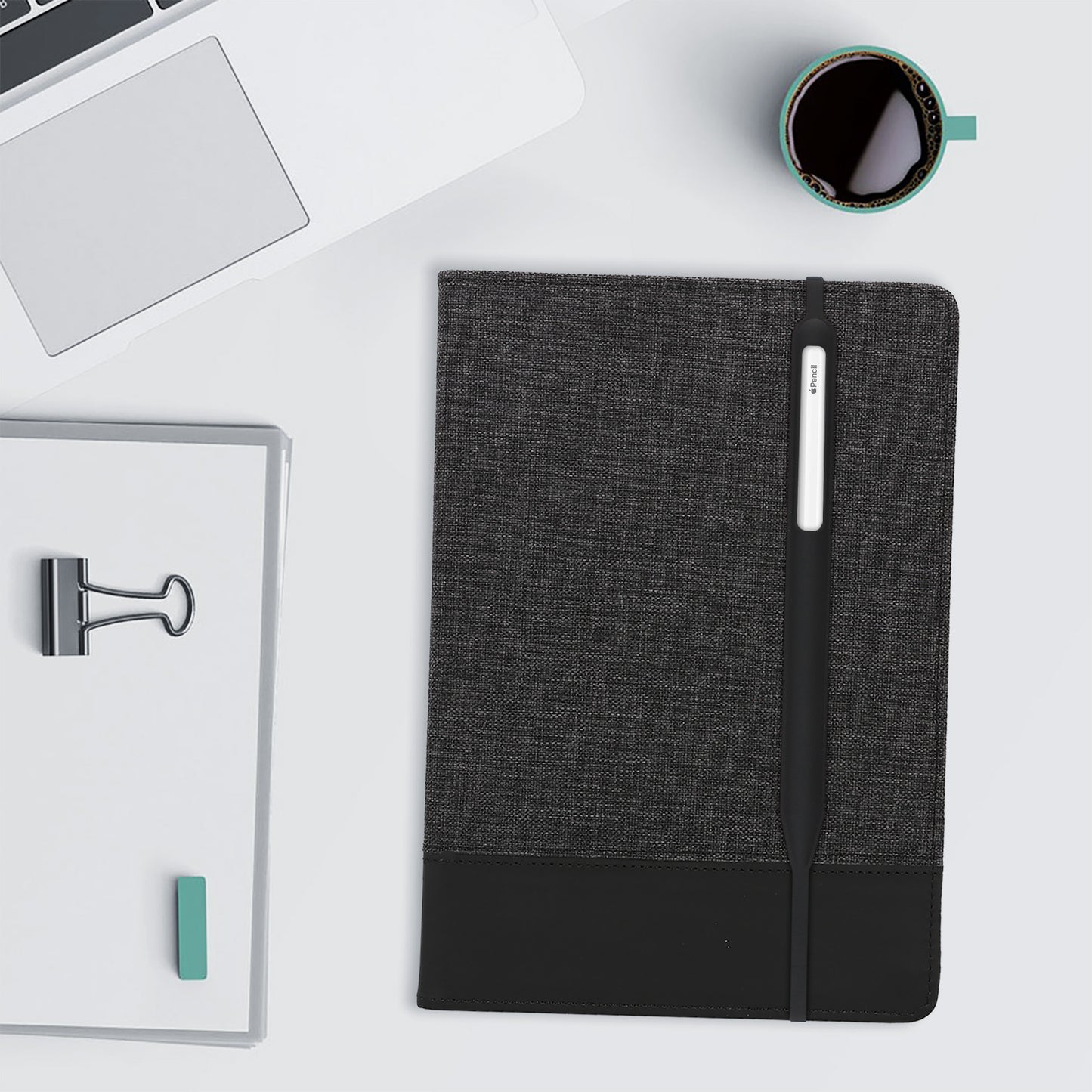 kwmobile Hülle kompatibel mit Apple Pencil (2. Gen) mit Strap iPad Pen Case Stift Schutzhülle Schutz Abdeckung