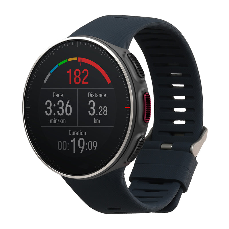 kwmobile Silikon Uhrenarmband für Polar Vantage V Armband - Ersatzarmband für Fitnesstracker - Wechselarmband Smartwatch