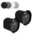 kwmobile 2x Hülle kompatibel mit Arlo Ultra / Arlo Pro 3 / Pro 4 - Silikon Security Camera Cover Schutzhülle Kamera - Grau Grau  