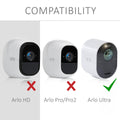 kwmobile Hülle kompatibel mit Arlo Ultra / Arlo Pro 3 / Pro 4 Security Camera Cover Schutzhülle Kamera