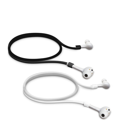 kwmobile Halteband kompatibel mit Huawei FreeBuds Headphones - Kopfhörer Halter Band Strap in Schwarz Schwarz  