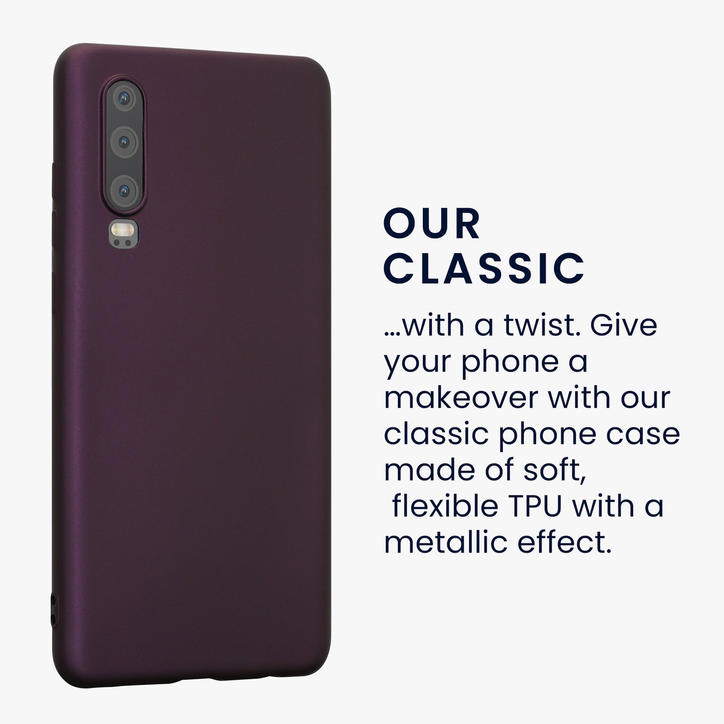 kwmobile Handyhülle für Huawei P30 Hülle - Silikon Case - Schutzhülle Cover