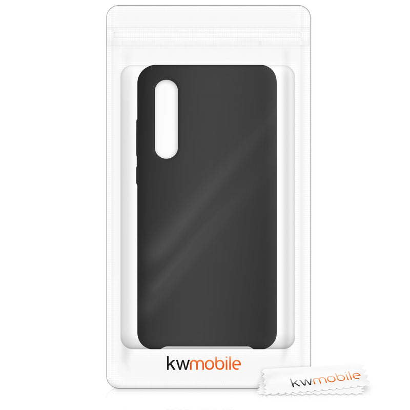 kwmobile Handyhülle für Huawei P30 Hülle - Case Silikon - Kabelloses Laden - Schutzhülle Cover