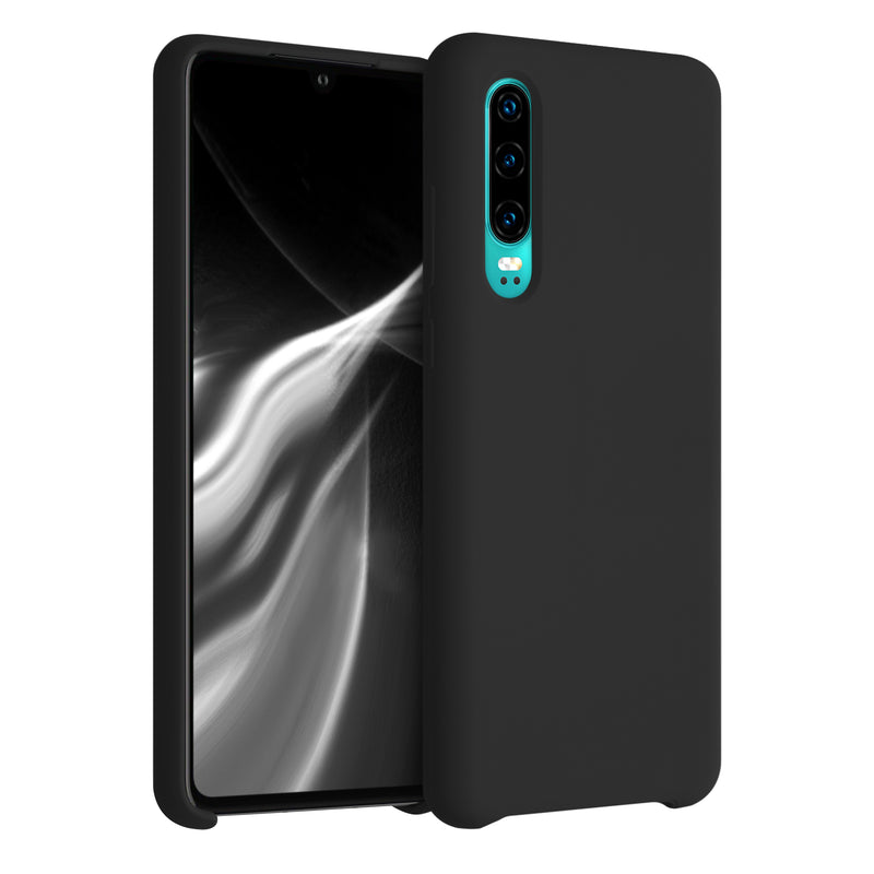 kwmobile Handyhülle für Huawei P30 Hülle - Case Silikon - Kabelloses Laden - Schutzhülle Cover