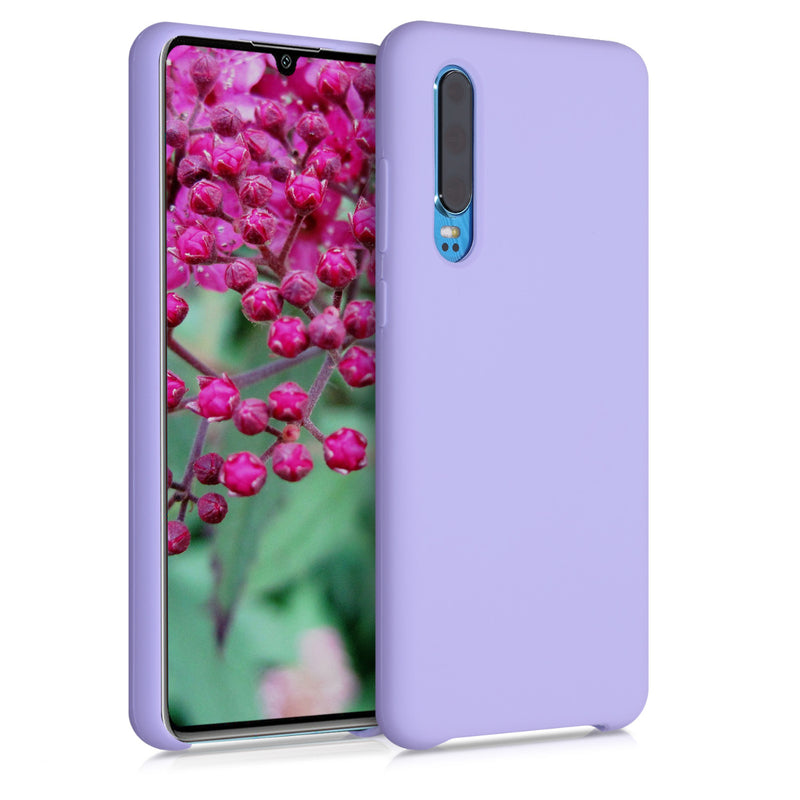 kwmobile Handyhülle für Huawei P30 Hülle - Case Silikon - Kabelloses Laden - Schutzhülle Cover