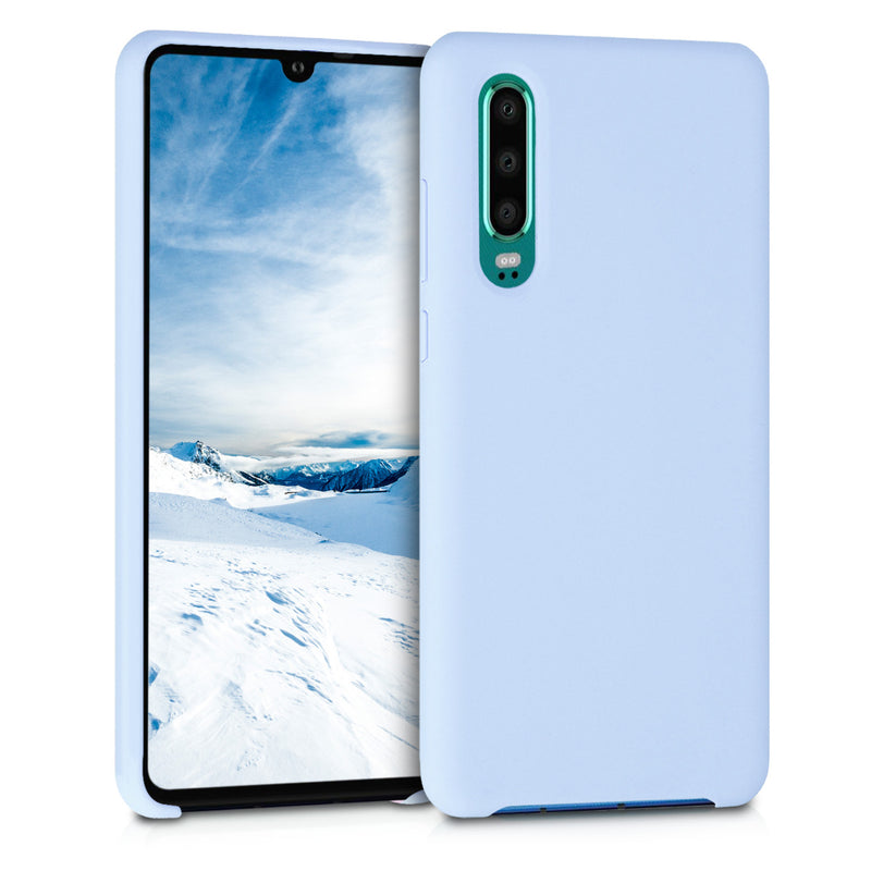 kwmobile Handyhülle für Huawei P30 Hülle - Case Silikon - Kabelloses Laden - Schutzhülle Cover