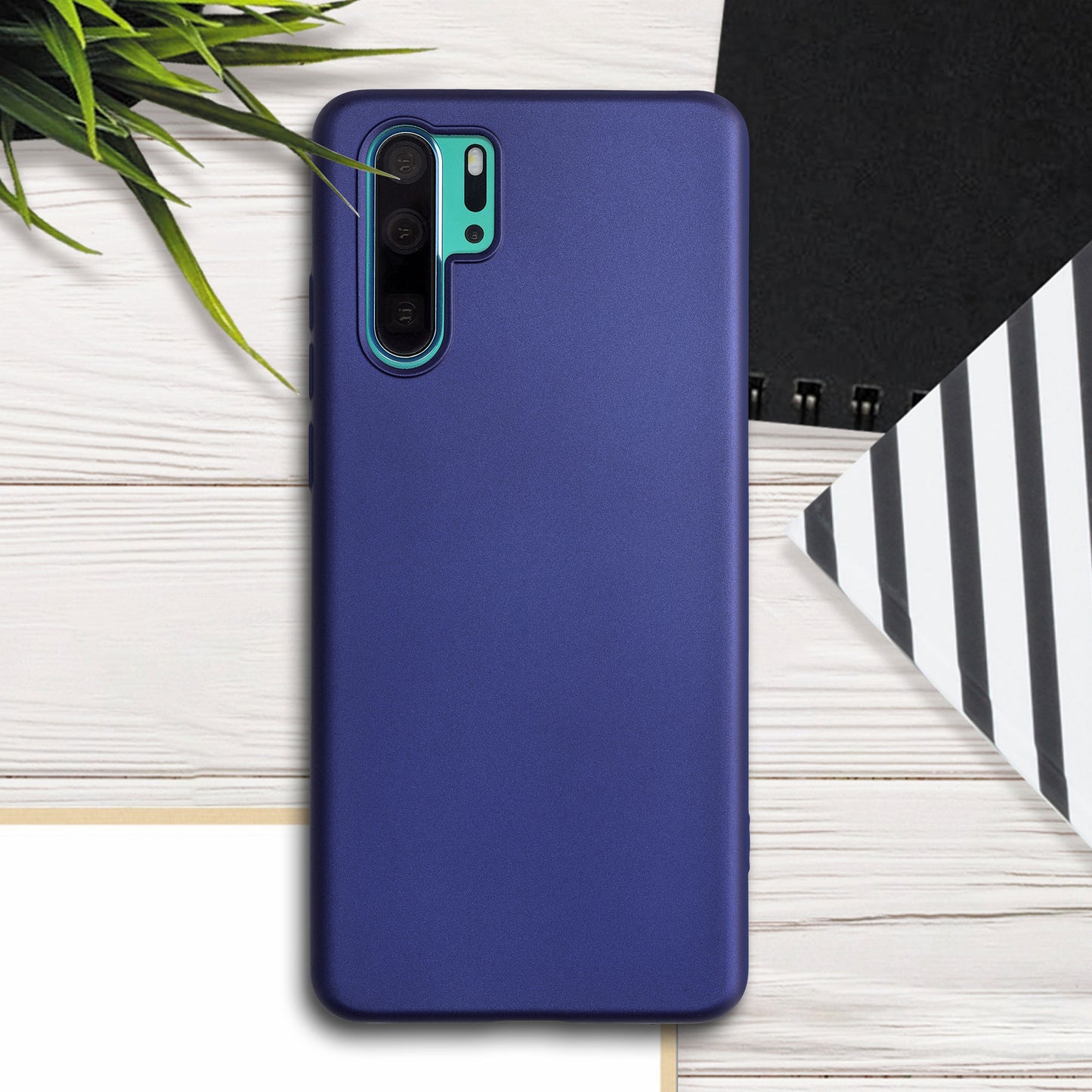 kwmobile Handyhülle für Huawei P30 Pro Hülle - Silikon Case metallisch schimmernd - Schutzhülle Cover