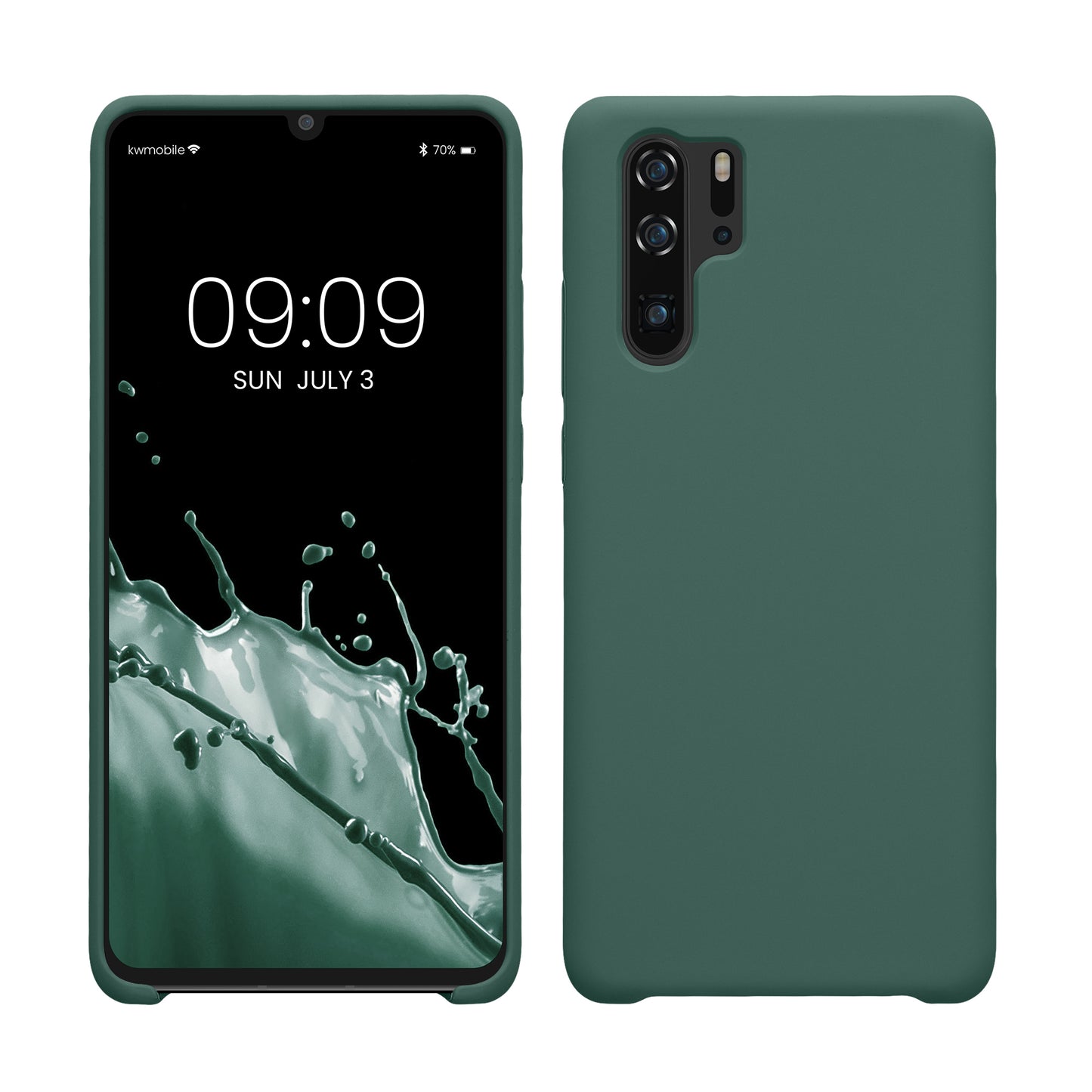 kwmobile Handyhülle für Huawei P30 Pro Hülle - Case Silikon - Kabelloses Laden - Schutzhülle Cover