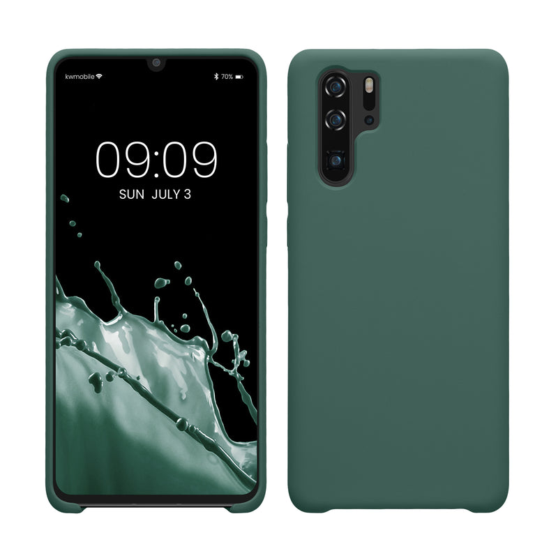 kwmobile Handyhülle für Huawei P30 Pro Hülle - Case Silikon - Kabelloses Laden - Schutzhülle Cover