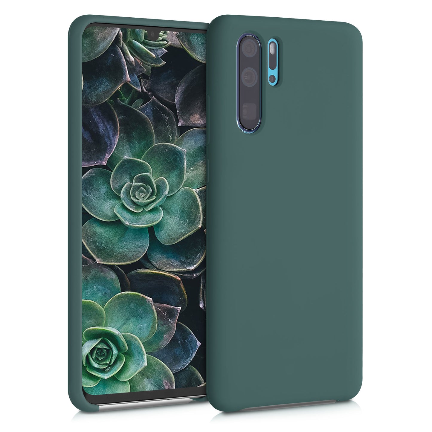 kwmobile Handyhülle für Huawei P30 Pro Hülle - Case Silikon - Kabelloses Laden - Schutzhülle Cover