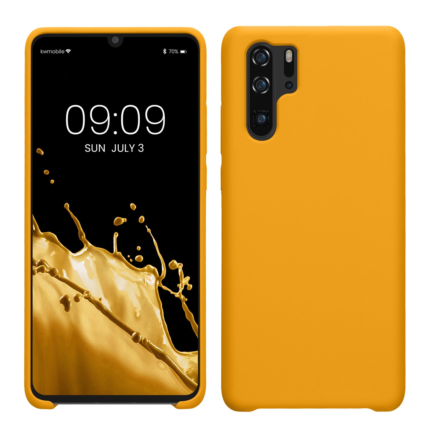 kwmobile Handyhülle für Huawei P30 Pro Hülle - Case Silikon - Kabelloses Laden - Schutzhülle Cover