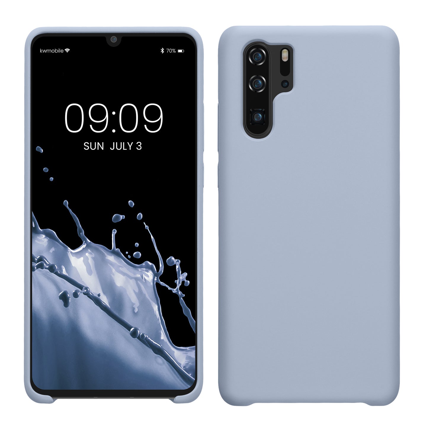 kwmobile Handyhülle für Huawei P30 Pro Hülle - Case Silikon - Kabelloses Laden - Schutzhülle Cover