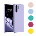 kwmobile Hülle kompatibel mit Huawei P30 Pro Hülle - Silikon Handy Case - Handyhülle weiche Oberfläche - kabelloses Laden - Veilchen Lila Veilchen Lila  