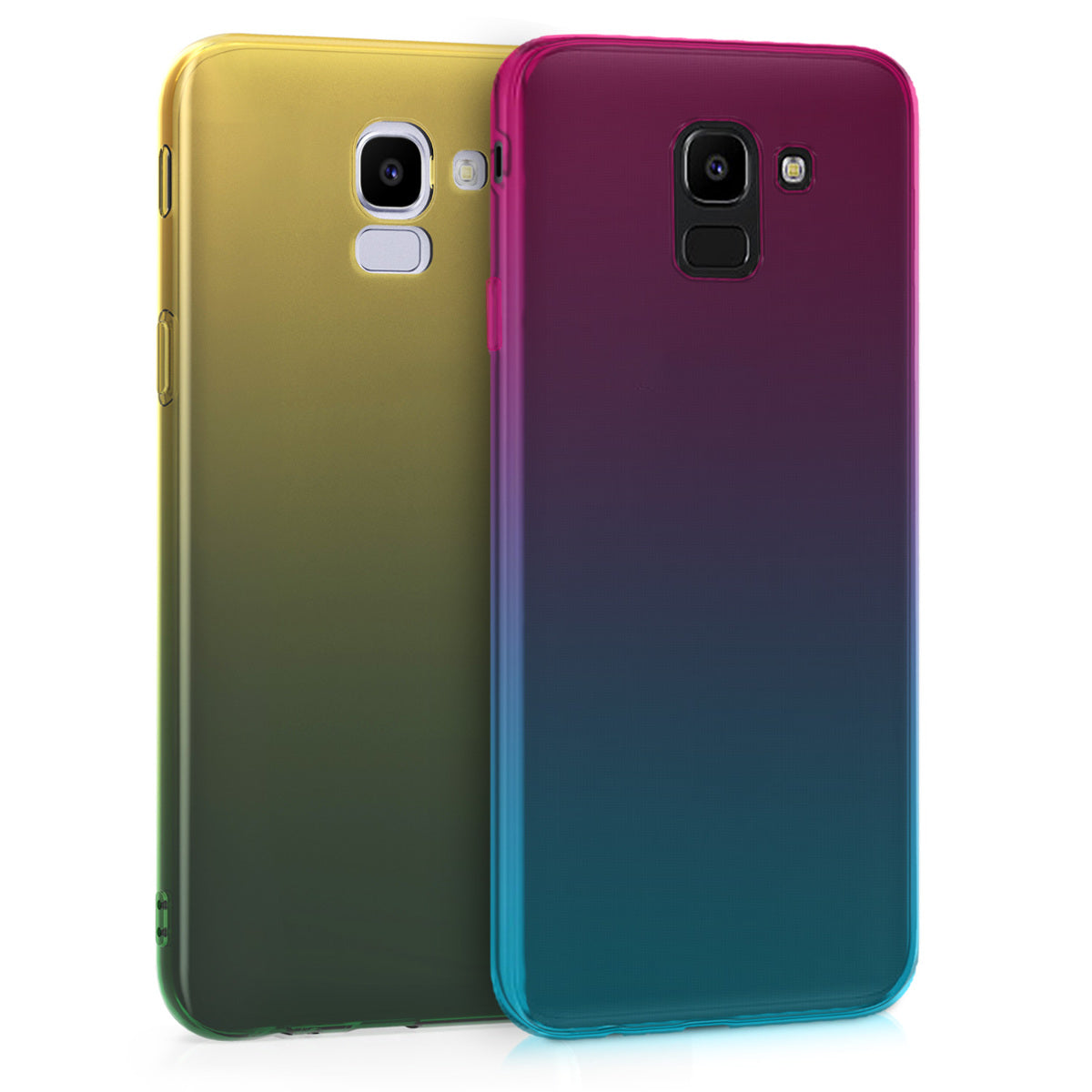 kwmobile Case kompatibel mit Samsung Galaxy J6 - Hülle Handy - Handyhülle Transparent