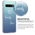 kwmobile Case kompatibel mit Samsung Galaxy S10 - Hülle Silikon transparent Kirschblütenblätter