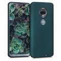 kwmobile Handyhülle für Motorola Moto G7 / Moto G7 Plus Hülle - Silikon Case metallisch schimmernd - Schutzhülle Cover