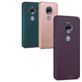 kwmobile Handyhülle für Motorola Moto G7 / Moto G7 Plus Hülle - Silikon Case metallisch schimmernd - Schutzhülle Cover