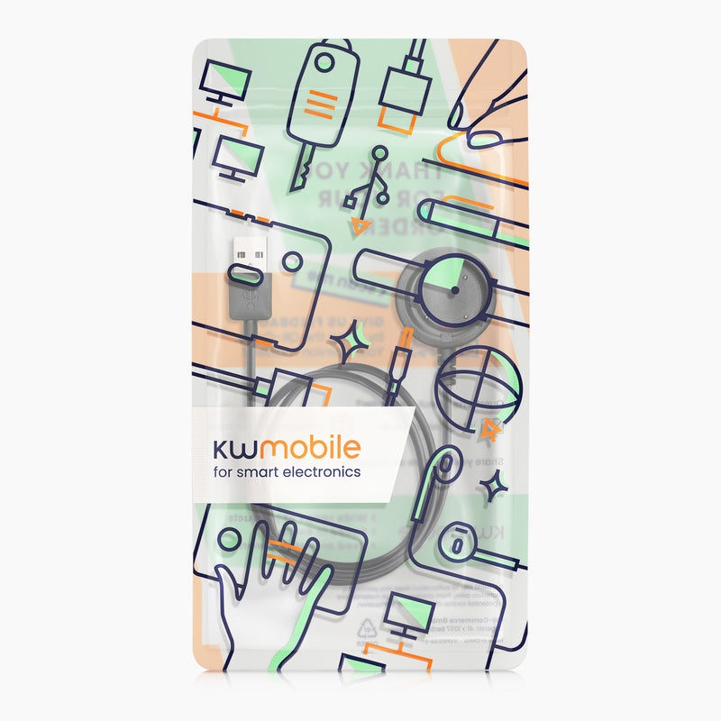 kwmobile USB Kabel Charger kompatibel mit Polar Vantage V / V2 / Vantage M / Ignite / Ignite 2 / Grit X Pro / Grit X Ladekabel Smart Watch Ersatzkabel Fitnesstracker Aufladekabel