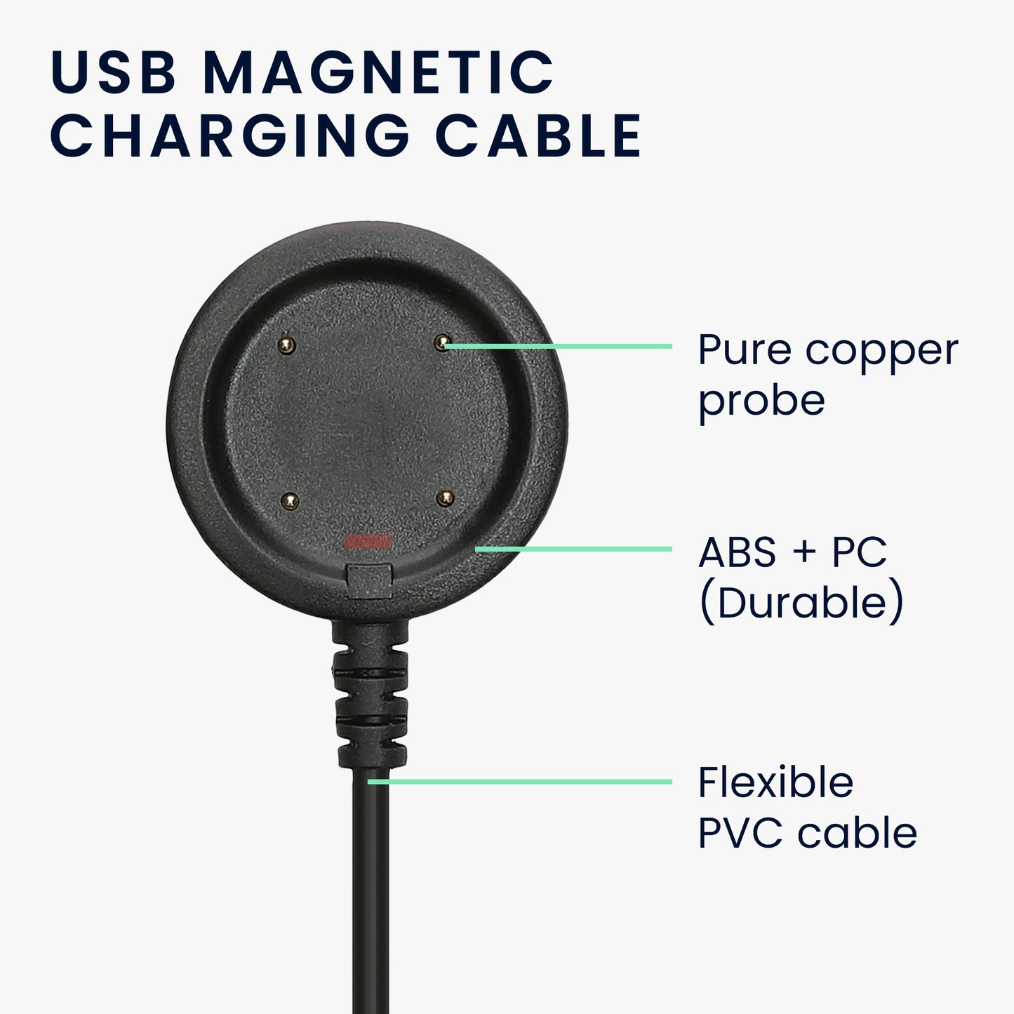 kwmobile USB Kabel Charger kompatibel mit Polar Vantage V / V2 / Vantage M / Ignite / Ignite 2 / Grit X Pro / Grit X Ladekabel Smart Watch Ersatzkabel Fitnesstracker Aufladekabel
