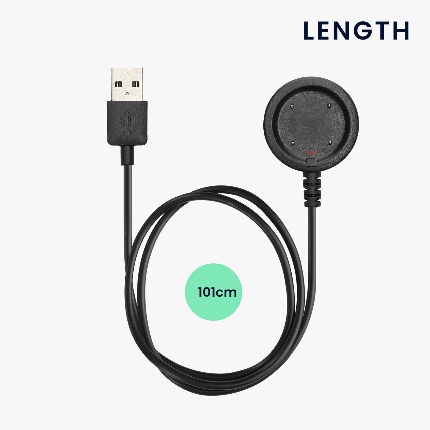 kwmobile USB Kabel Charger kompatibel mit Polar Vantage V / V2 / Vantage M / Ignite / Ignite 2 / Grit X Pro / Grit X Ladekabel Smart Watch Ersatzkabel Fitnesstracker Aufladekabel