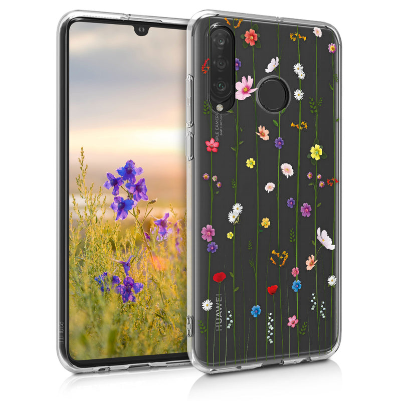 kwmobile Case kompatibel mit Huawei P30 Lite - Hülle Silikon transparent
