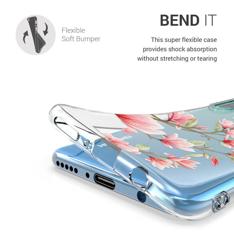 kwmobile Case kompatibel mit Huawei P30 Lite - Hülle Silikon transparent