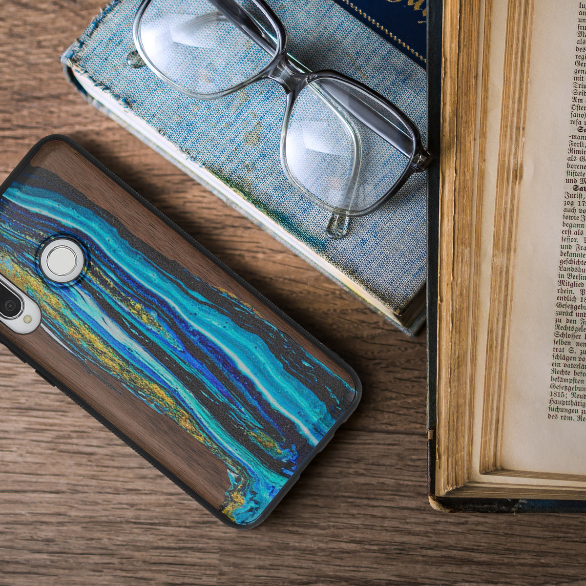 kwmobile Hülle kompatibel mit Huawei P30 Lite Handy Cover TPU Handyhülle Indische Sonne