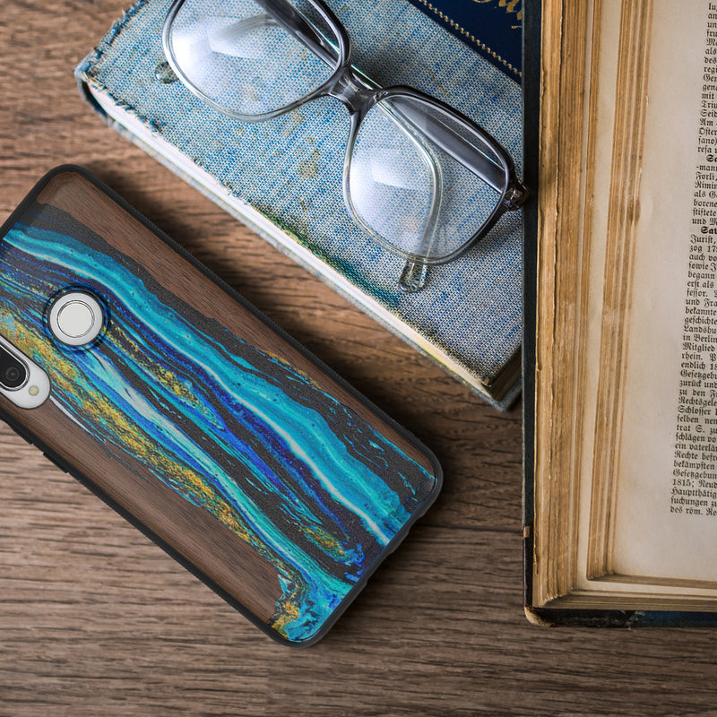 kwmobile Hülle kompatibel mit Huawei P30 Lite Handy Cover TPU Handyhülle Indische Sonne
