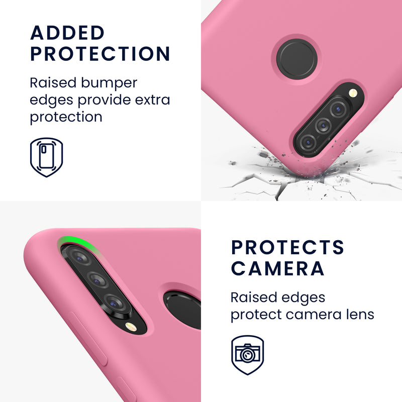 kwmobile Handyhülle für Huawei P30 Lite - Case Silikon - Kabelloses Laden - Schutzhülle Cover