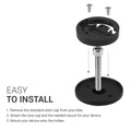 kwmobile Halterung kompatibel mit Garmin Edge / Bryton Rider / CatEye - Fahrrad Halter Fahrradcomputer - Vorbauhalterung Steuerrohr Top Cap