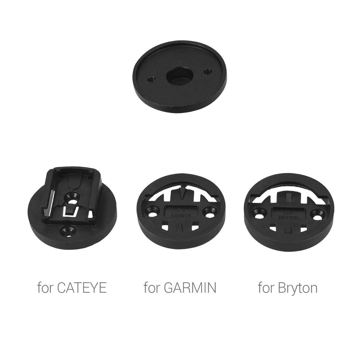 kwmobile Halterung kompatibel mit Garmin Edge / Bryton Rider / CatEye - Fahrrad Halter Fahrradcomputer - Vorbauhalterung Steuerrohr Top Cap