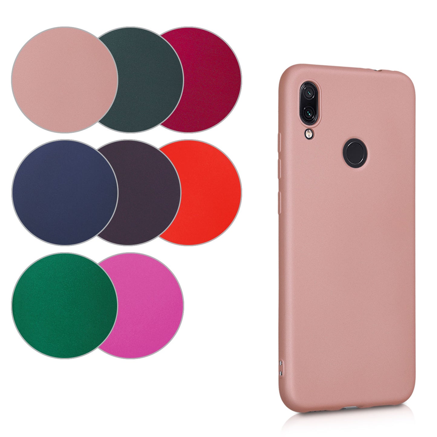 TPU Hülle für Xiaomi Redmi Note 7 / Note 7 Pro in Metallic Dunkelgrün
