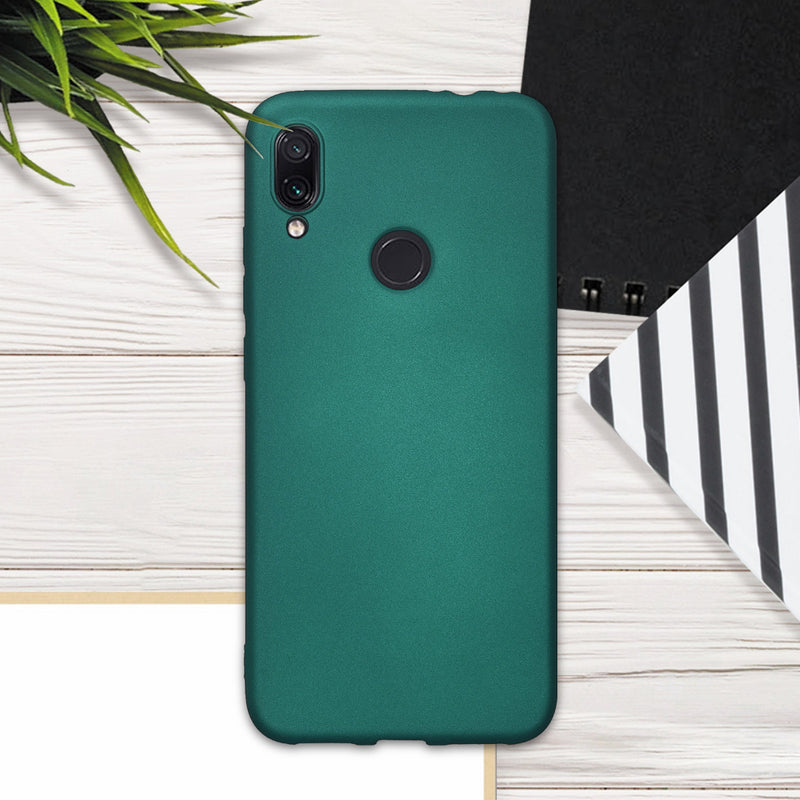 TPU Hülle für Xiaomi Redmi Note 7 / Note 7 Pro in Metallic Dunkelgrün