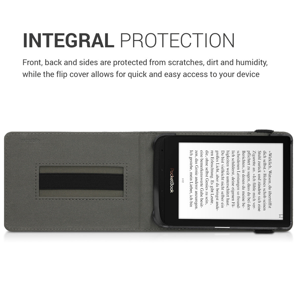 Hülle kompatibel mit Pocketbook Touch Lux 4/5/Touch HD 3/Color (2020)/ Vivlio Lux 5