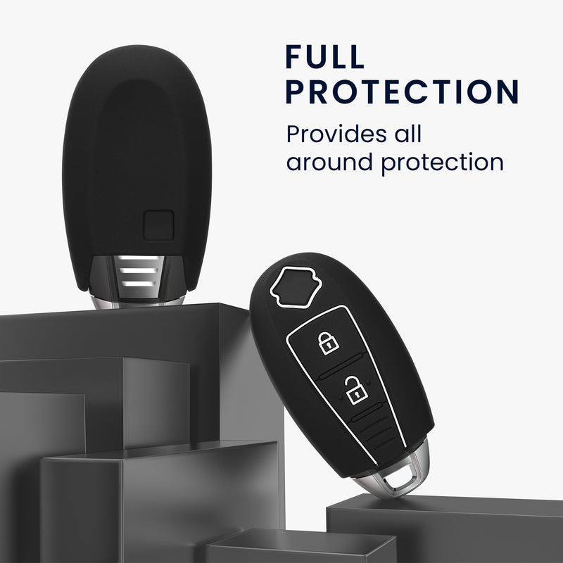 kwmobile Autoschlüssel Hülle kompatibel mit Suzuki Sport 2-Tasten Autoschlüssel Keyless Go