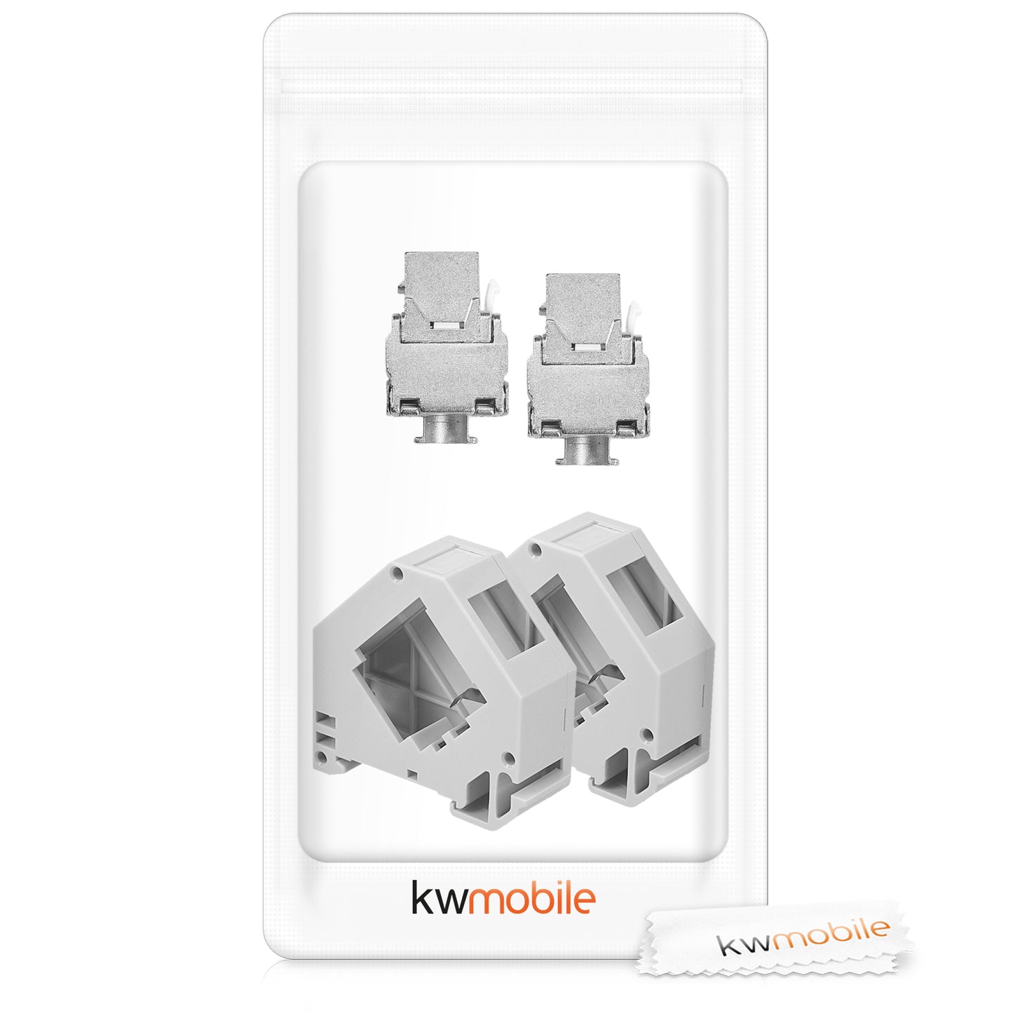 Keystone Modul + Hutschienenadapter Set