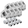 Keystone Modul + Hutschienenadapter Set