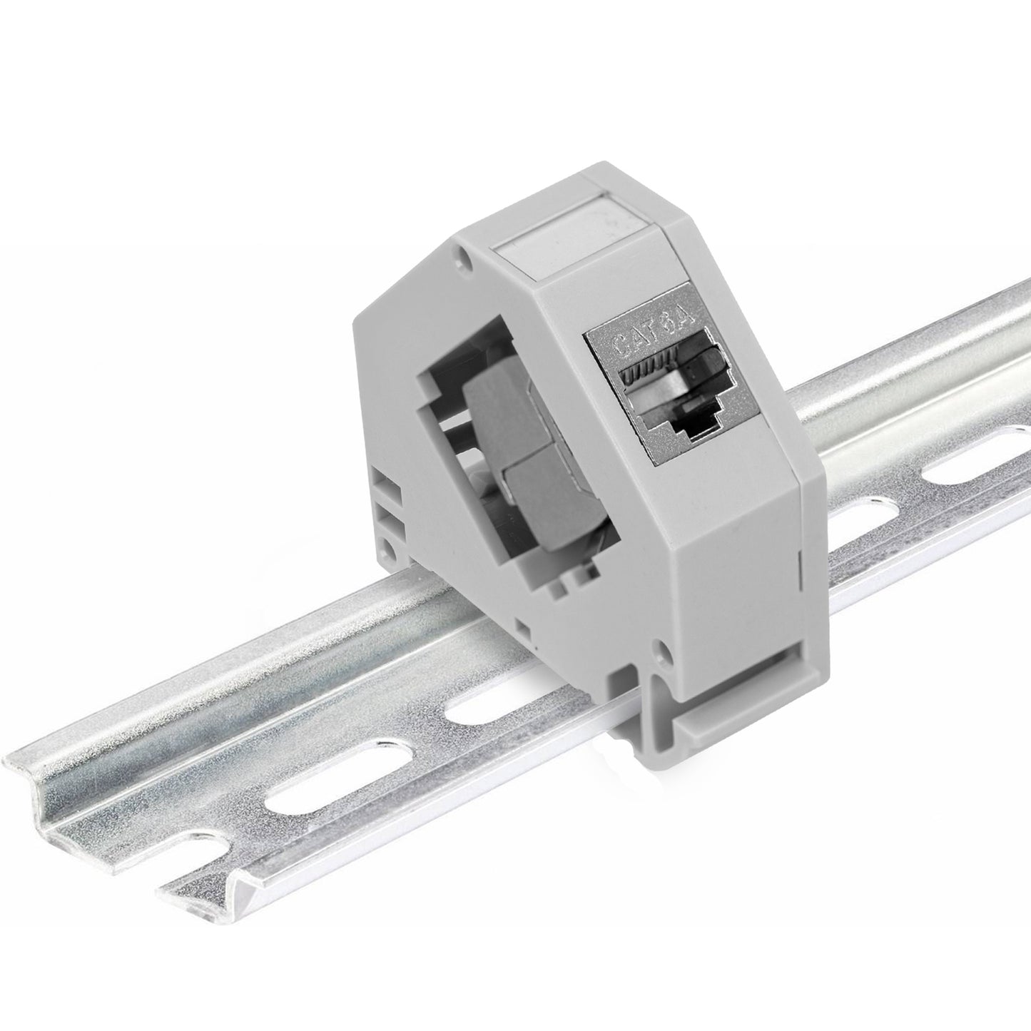 Keystone Modul + Hutschienenadapter Set