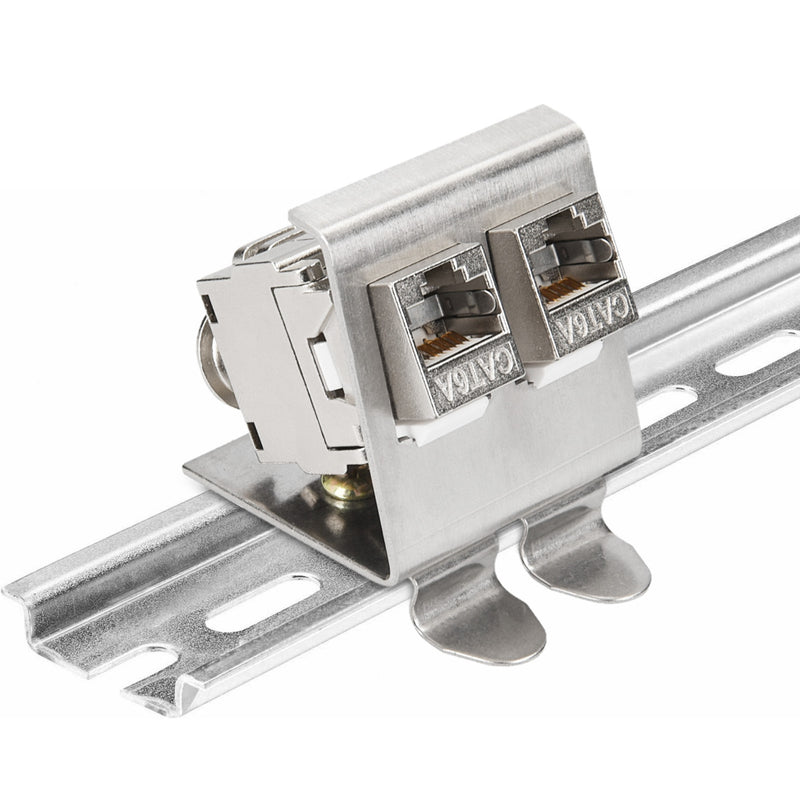 Keystone Modul + Hutschienenadapter Set