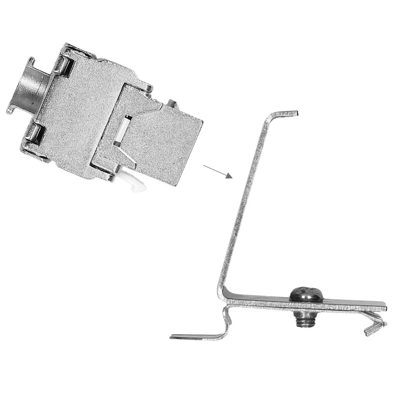 Keystone Modul + Hutschienenadapter Set