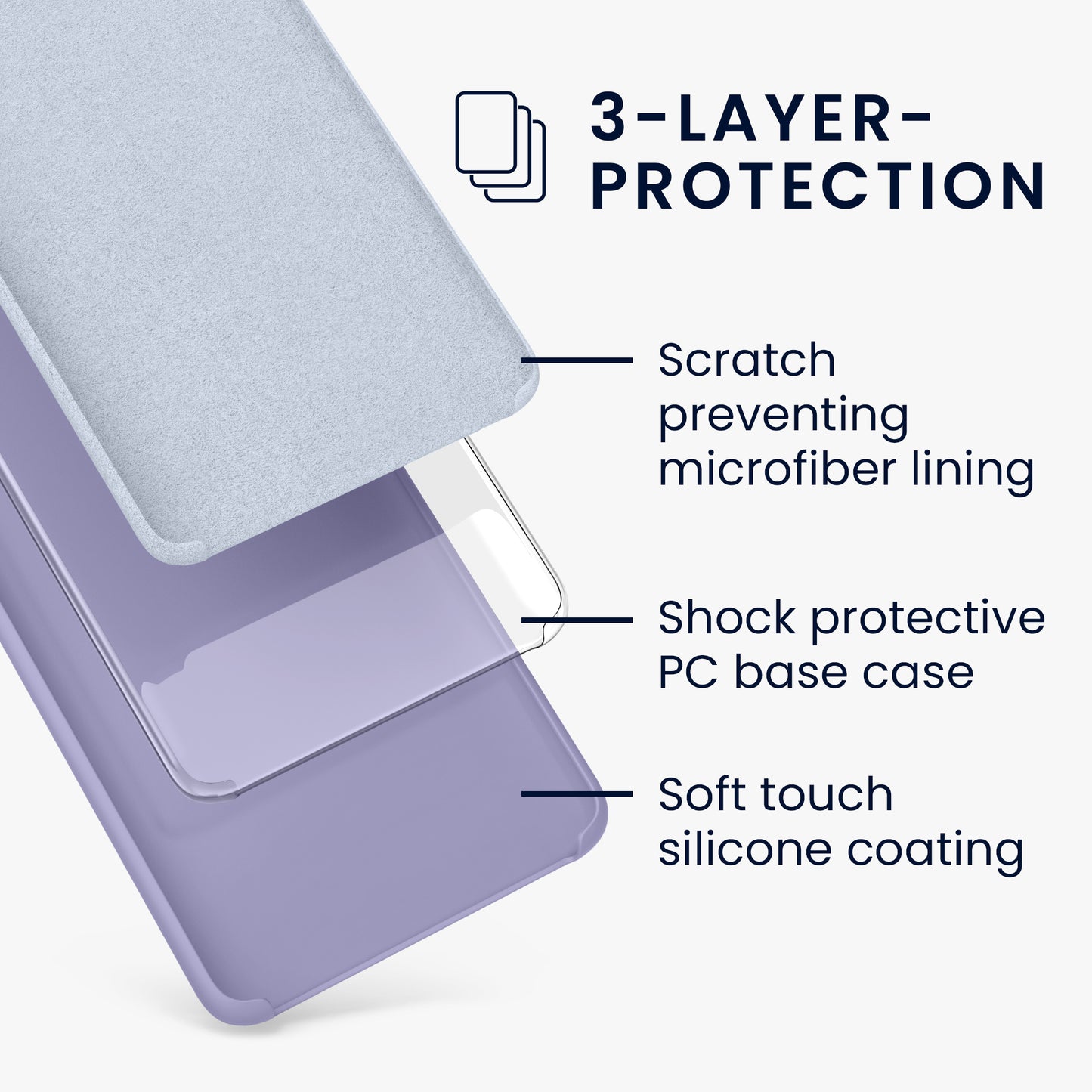 kwmobile Handyhülle für Huawei P20 Pro Hülle - Case Silikon - Kabelloses Laden - Schutzhülle Cover