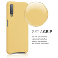 kwmobile Handyhülle für Samsung Galaxy A7 (2018) Hülle - Case Silikon - Kabelloses Laden - Schutzhülle Cover