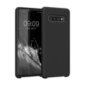 kwmobile Handyhülle für Samsung Galaxy S10 Hülle Case Silikon Kabelloses Laden Schutzhülle Cover