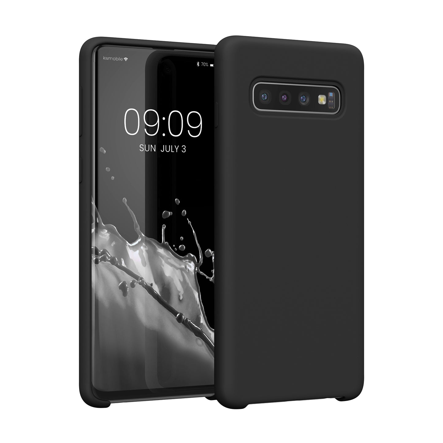kwmobile Handyhülle für Samsung Galaxy S10 Hülle Case Silikon Kabelloses Laden Schutzhülle Cover