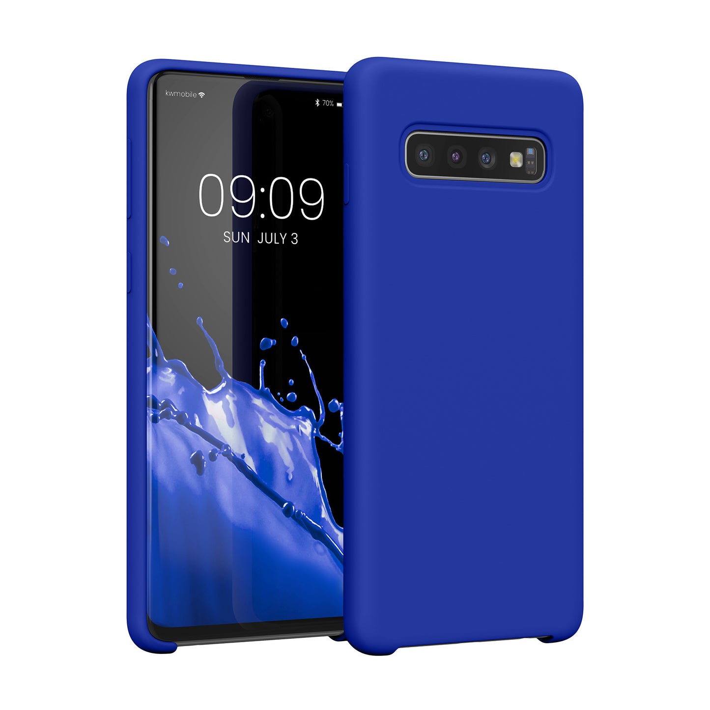kwmobile Handyhülle für Samsung Galaxy S10 Hülle Case Silikon Kabelloses Laden Schutzhülle Cover