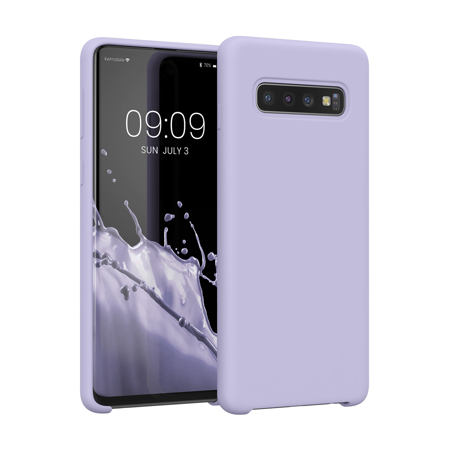 kwmobile Handyhülle für Samsung Galaxy S10 Hülle Case Silikon Kabelloses Laden Schutzhülle Cover