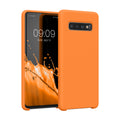 kwmobile Handyhülle für Samsung Galaxy S10 Hülle Case Silikon Kabelloses Laden Schutzhülle Cover